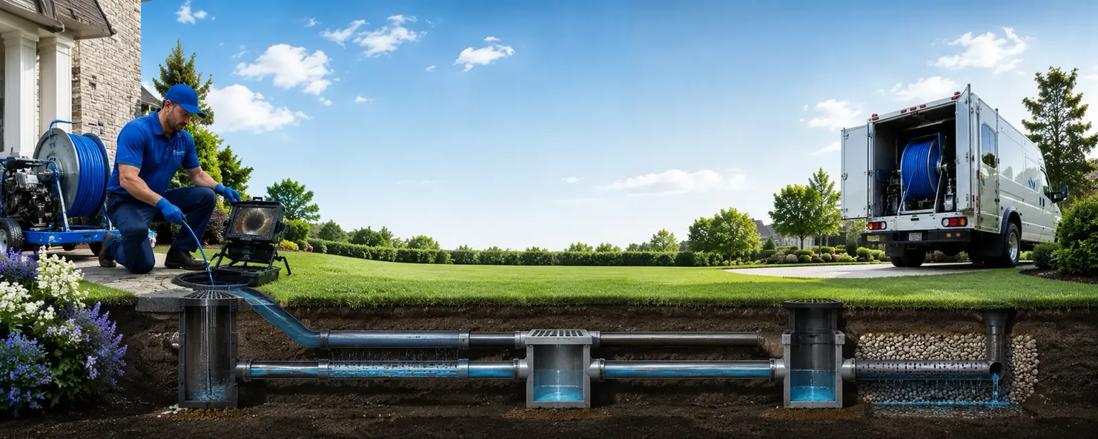 Outdoor drain cleaning information for Roaring River, NC